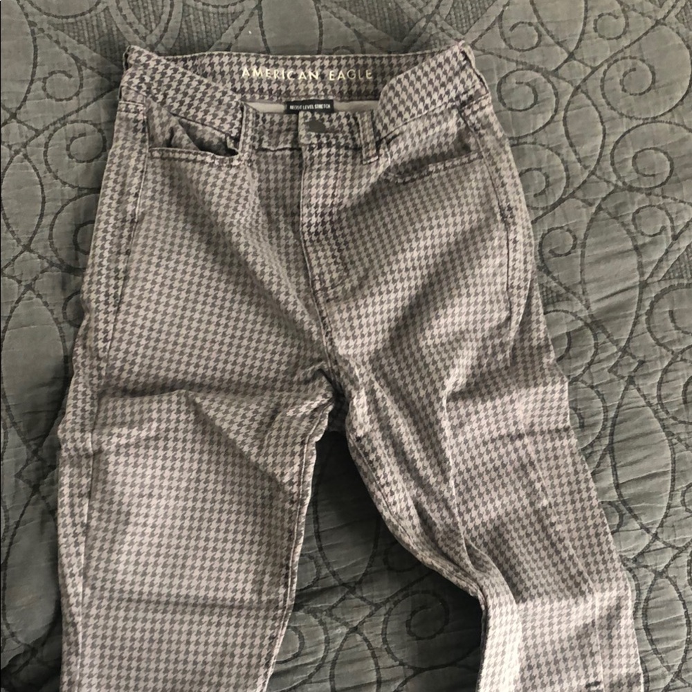 American Eagle Houndstooth Pants